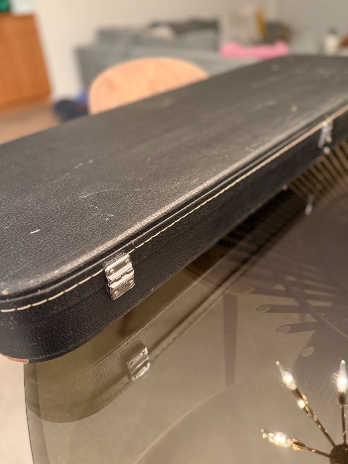 Ibanez Iceman Case Late 1970’s Green Plush Interior IC400 200 250 100 50 PS10