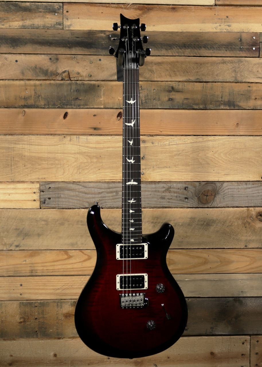 PRS S2 Custom 24 Electric Guitar Fire Red Burst w/ Gigbag “Floor Model Demo”