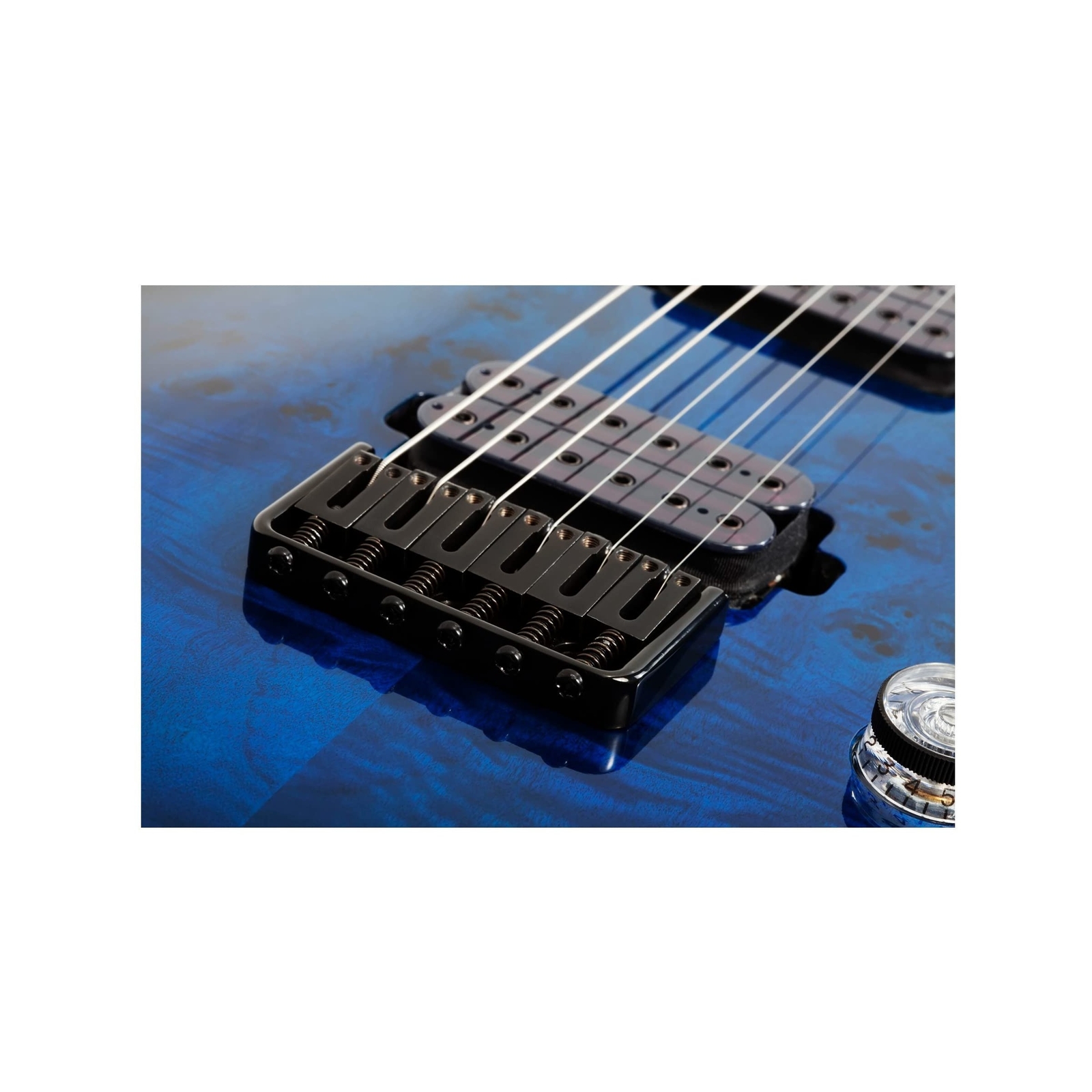 Schecter Omen Elite-6 Electric Guitar – See Thru Blue Burst