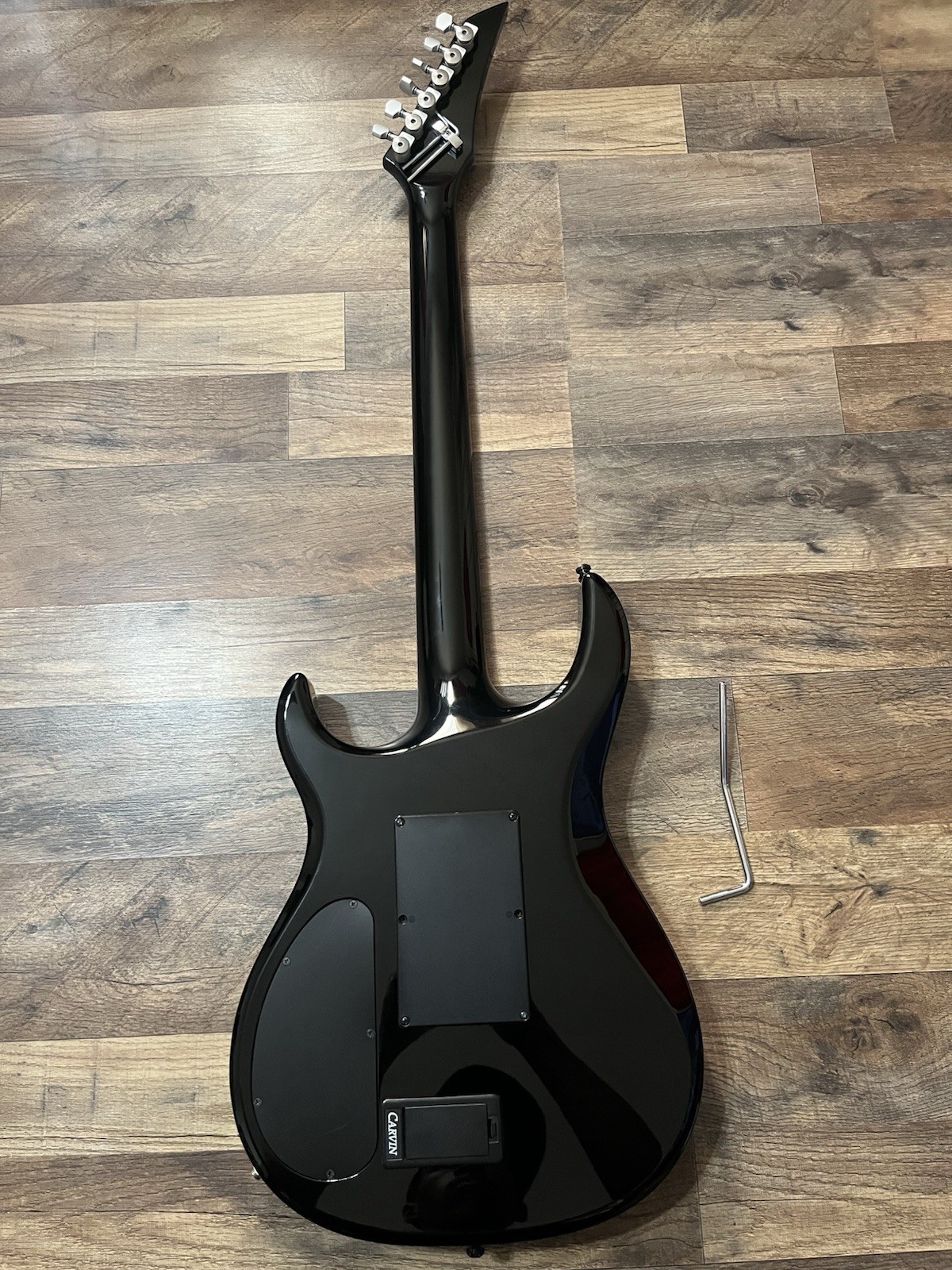 90’s Carvin DC-127 Reverse Floyd Rose Electric Guitar – Black