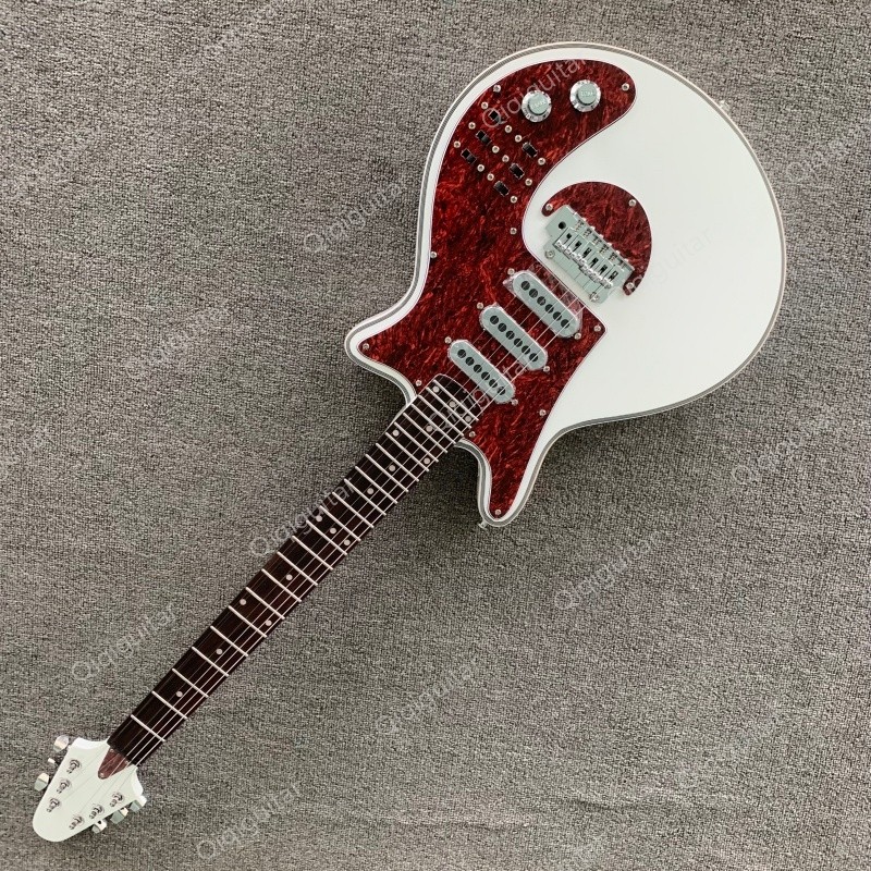 Unbranded Solid Body Electric Guitar Gloss Finish Rounded Fret C Neck In Stock