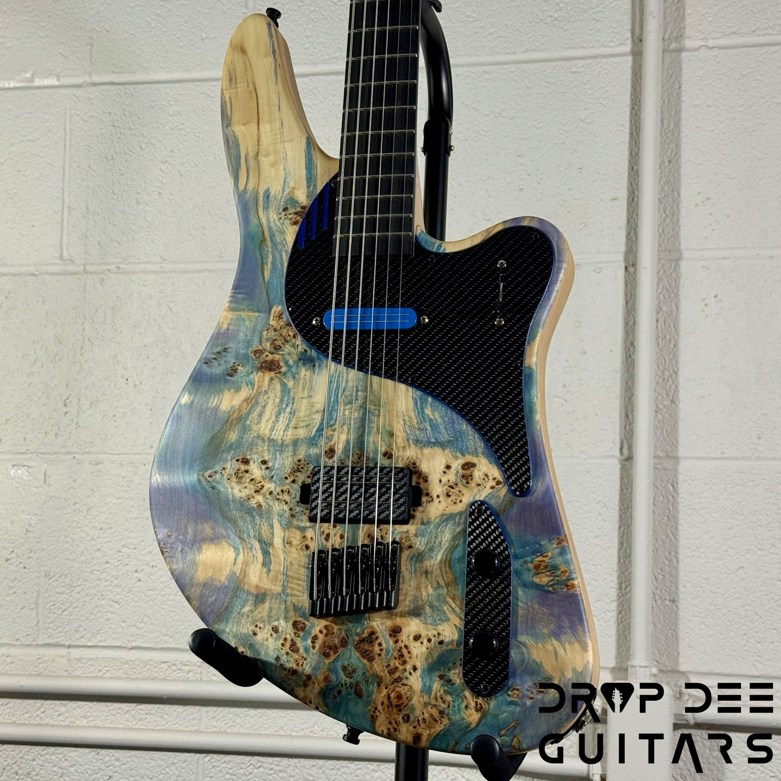 GV Guitars Vincent Baritone Electric Guitar w/ Case – Natural