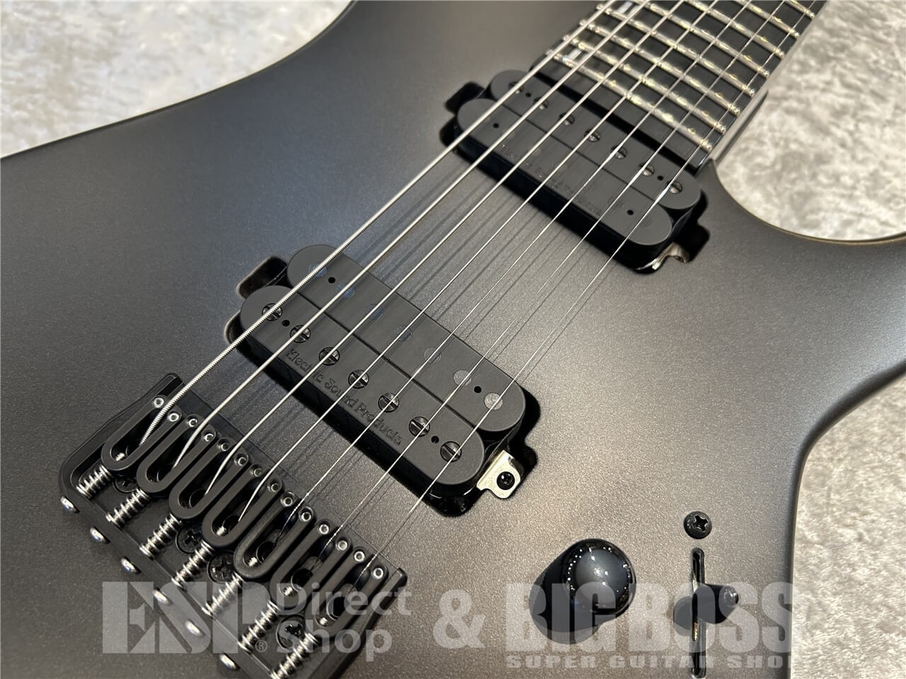 Edwards E-M-II-7 Electric Bass Satin Metallic Black Used