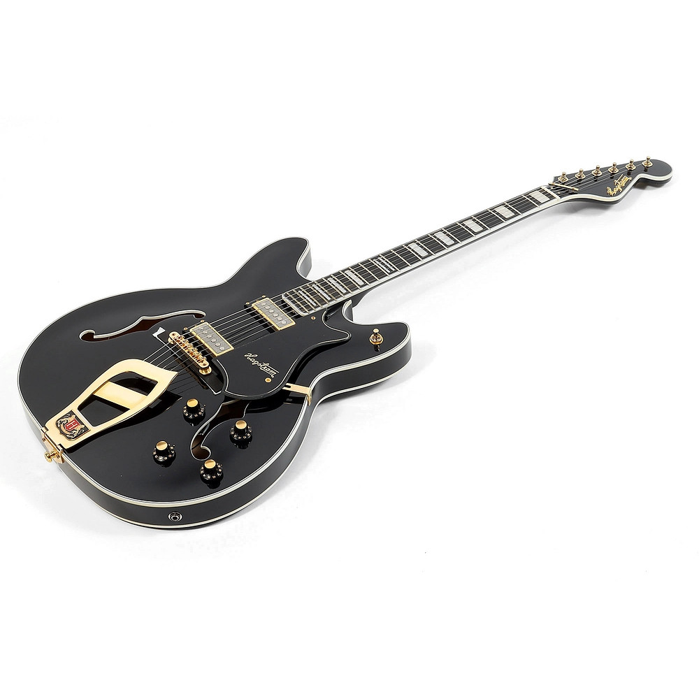 Hagstrom ’67 Viking II HB Guitar Standard Black Gloss 197881449636 OB