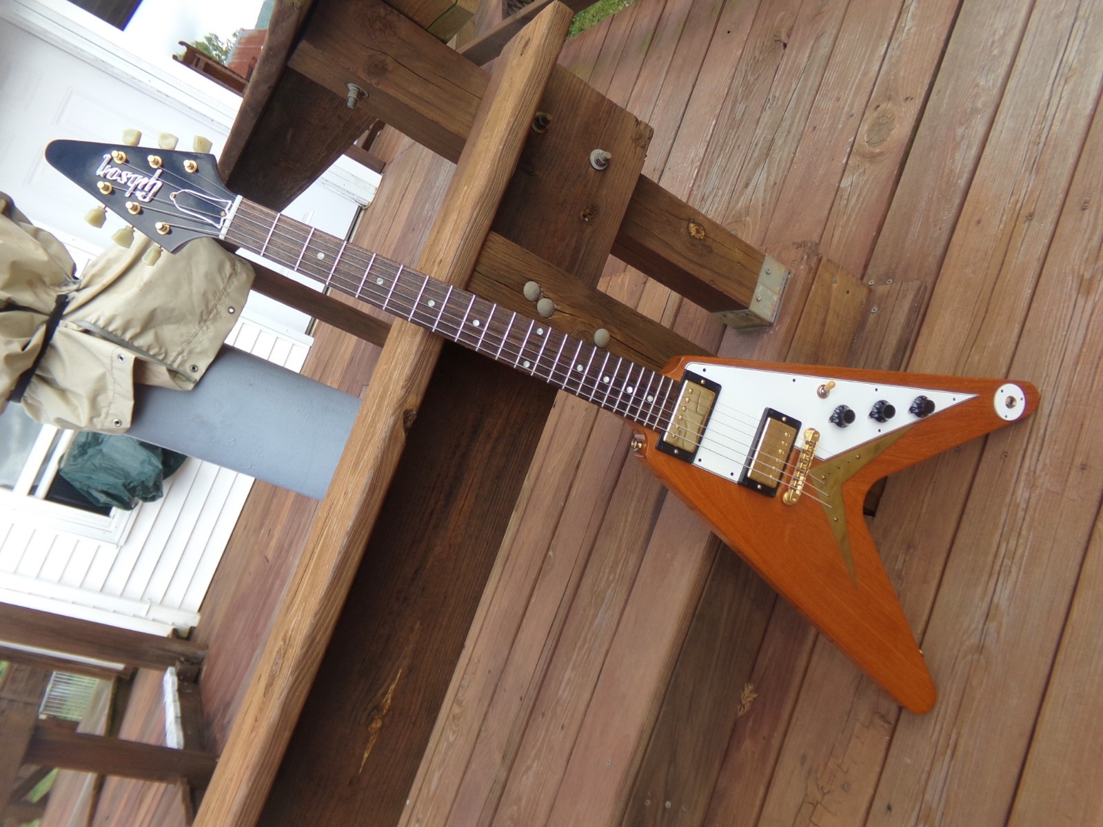 Gibson Historic Custom Shop Reissue Flying V 1959 – Natural finish exceptional