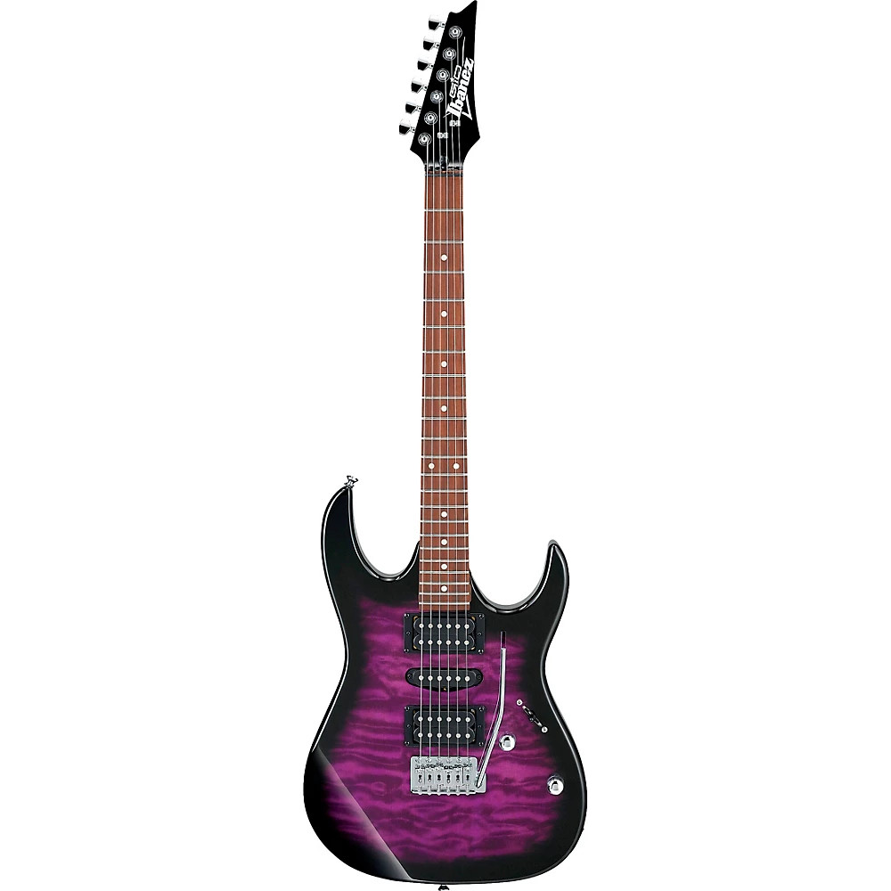 Ibanez GRX70QA Electric Guitar Transparent Violet Sunburst