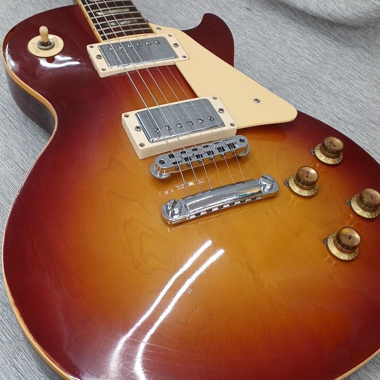 Burny FLG-100 Cherry Sunburst Made in Japan 1975 Vintage LP Type Electric Guitar