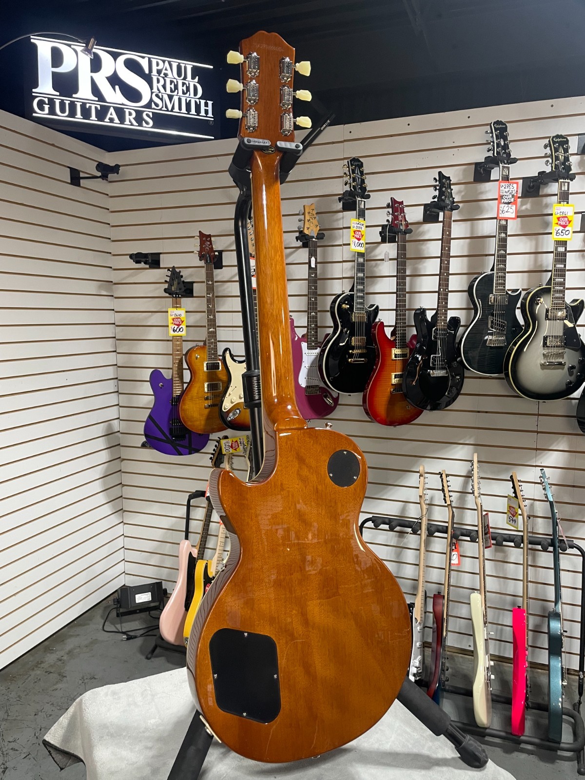 Epiphone Les Paul Standard 50s Electric Guitar – Gold w/Gig Bag & PLEK*D #504
