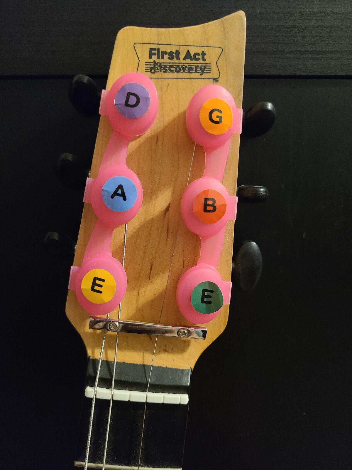 First Act Discovery Electric Guitar Pink For Kids Working See Pics