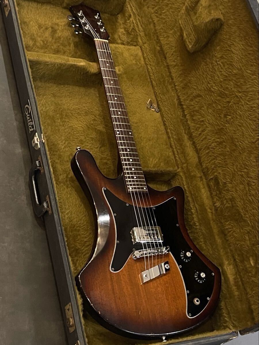 Electric Guitar Guild S-60 1978 Cherry Mahogany USA Vintage w/OHC r84453