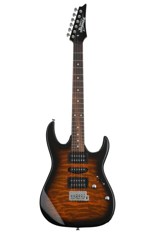 Ibanez Gio GRX70QA Electric Guitar – Sunburst