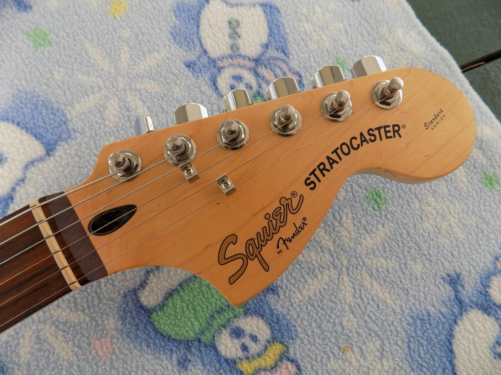 Squier Standard Series Strat, Alnico Pickups, Custom Wiring,Two Point Tremolo