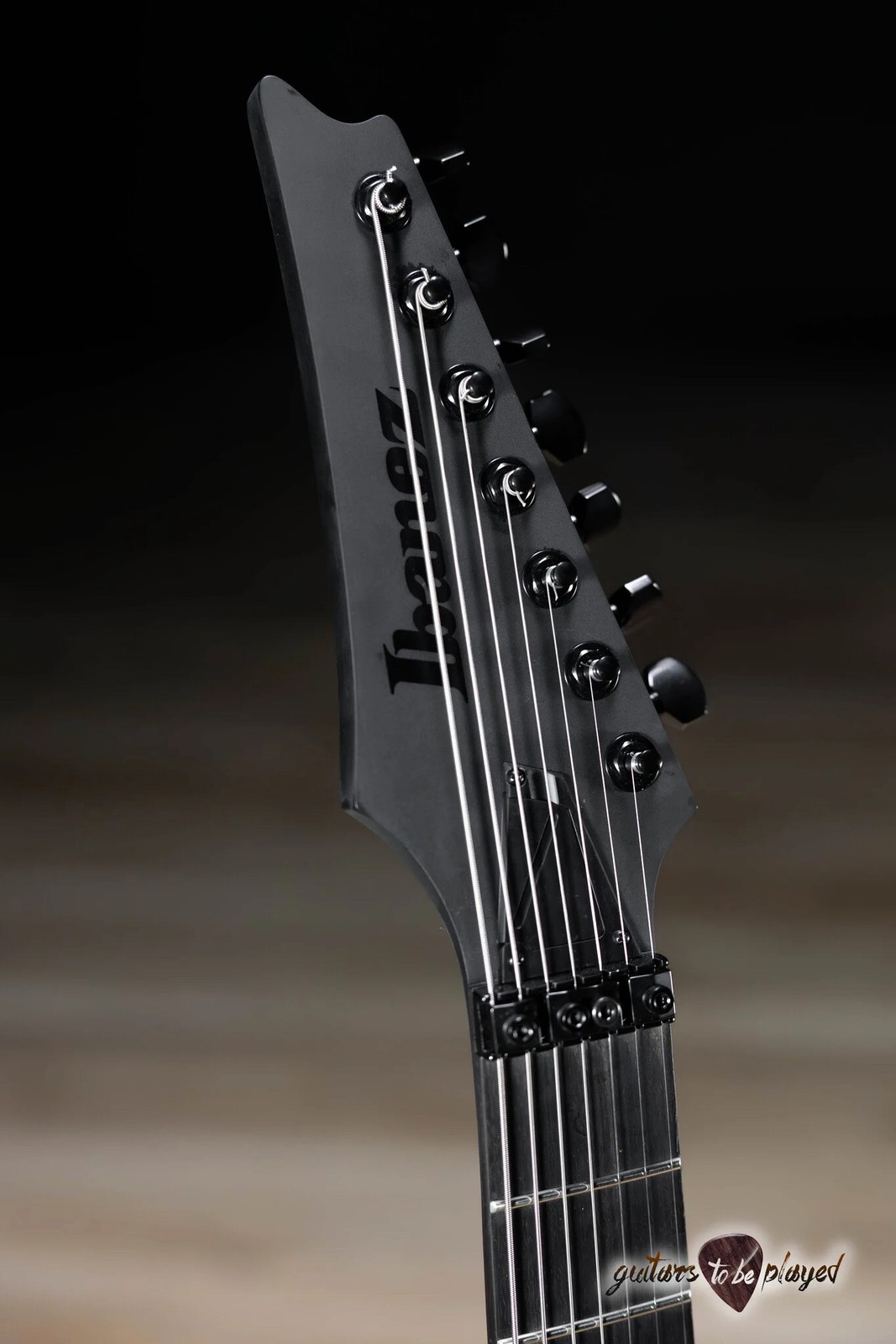 Ibanez RGRB720 RG Iron Label 7-String Tremolo Guitar – Black Flat
