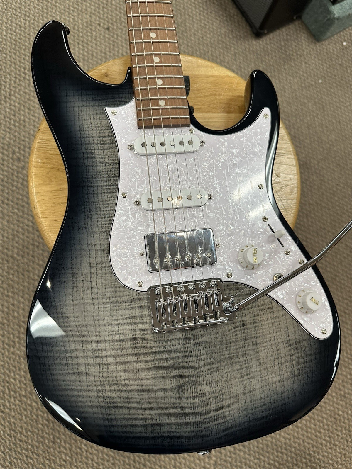 Ibanez Standard AZ22S1F Electric Guitar – Transparent Black Sunburst