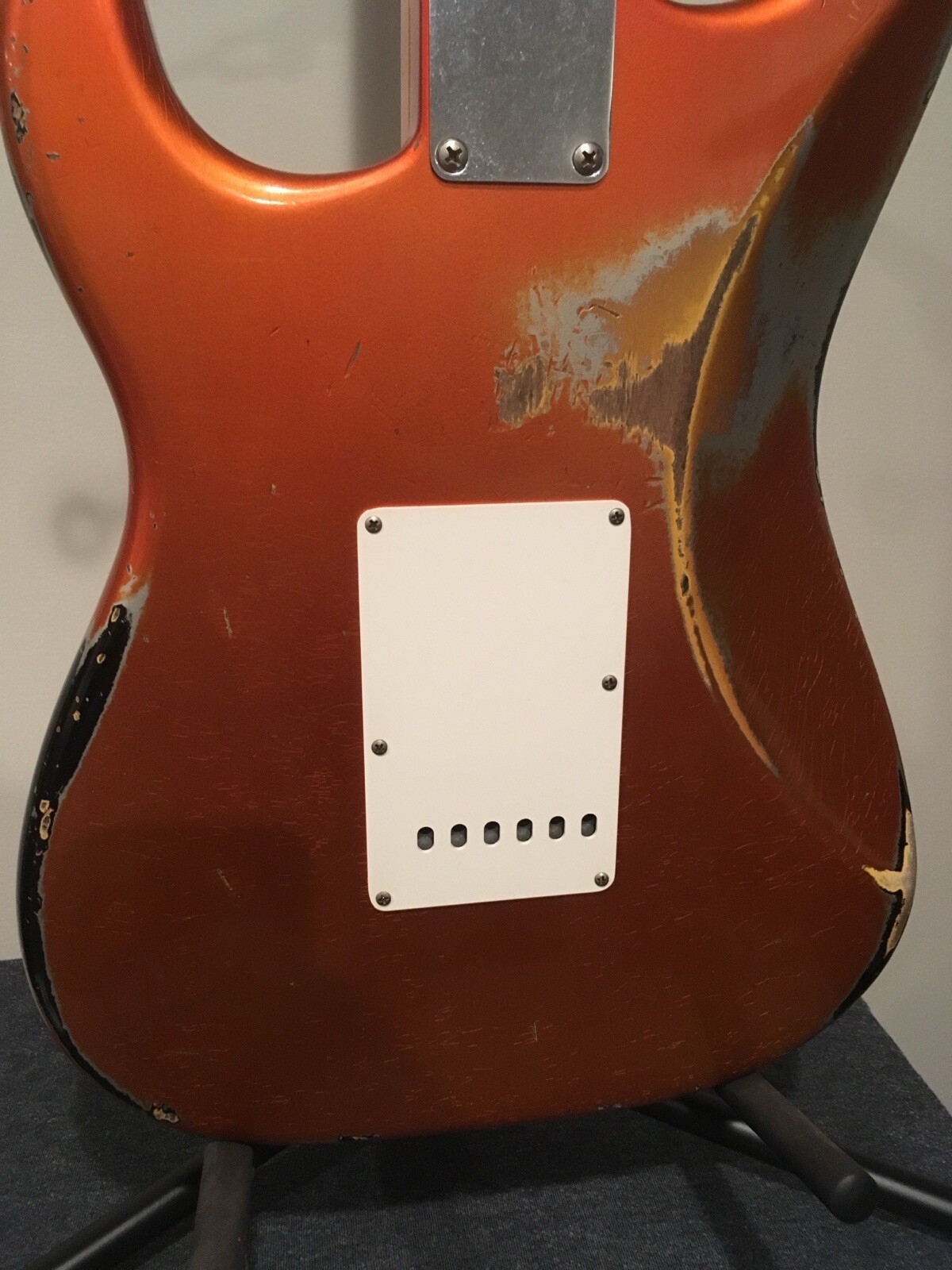 1957 Fender Stratocaster Custom Shop Relic Candy Tangerine Sunburst 2014 Guitar
