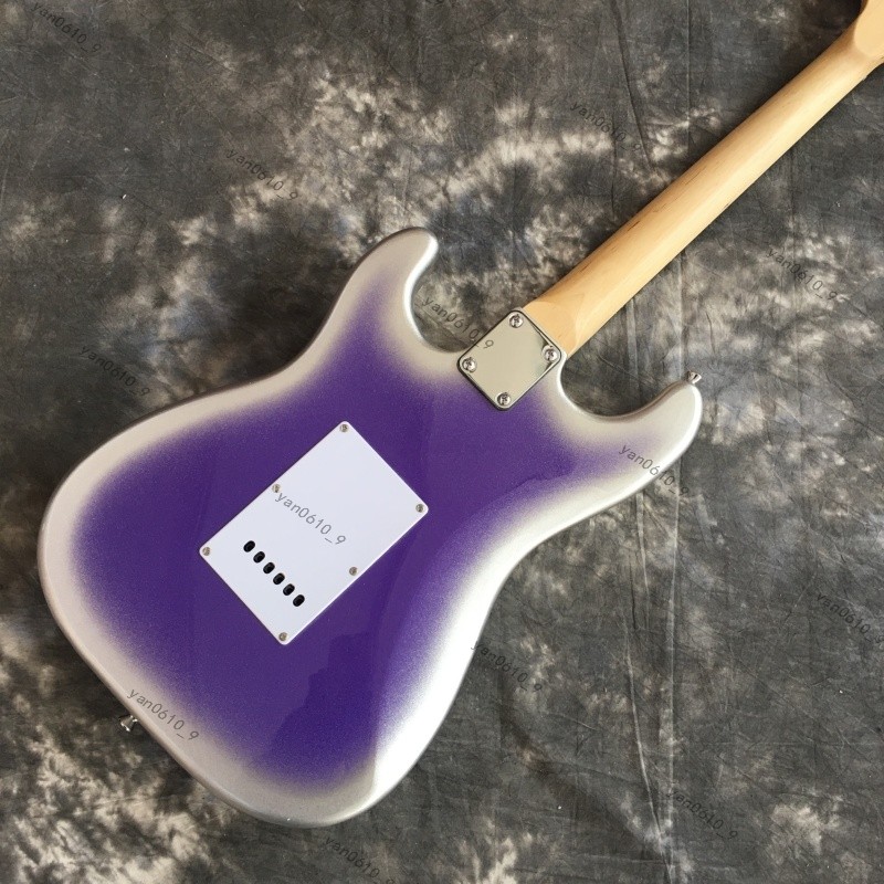 solid S-T electric guitar purple SSH pickups rosewood fretboard free shipping