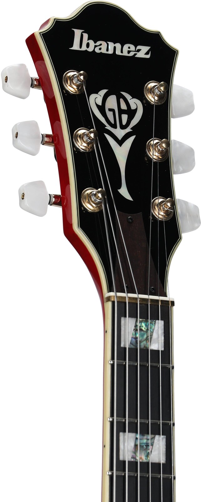 Ibanez GB10SEFM George Benson Signature Hollow Body Electric Guitar Sapphire Red