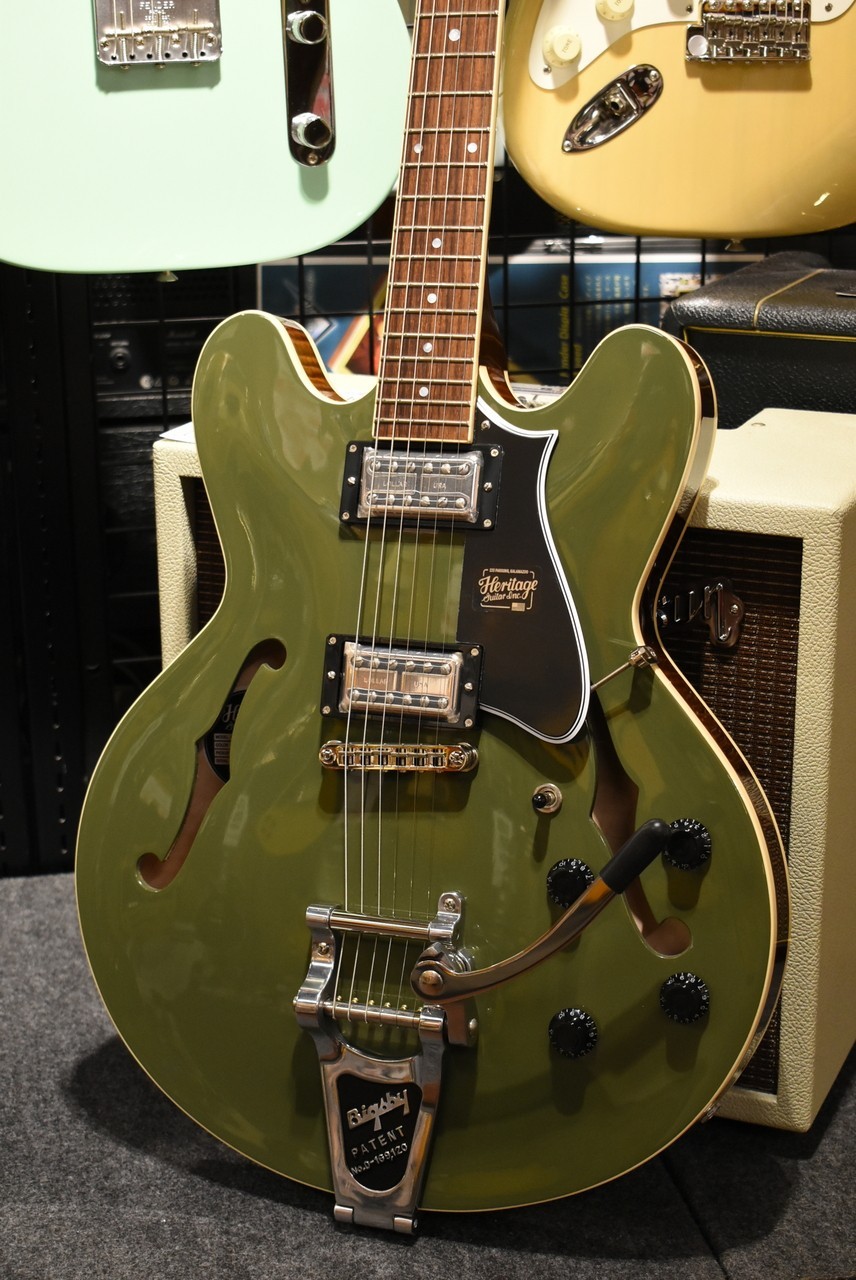 Heritage LTD H-535 Standard w/Bigsby Olive Drab [2024 Used] [3.84kg/Lollartron]
