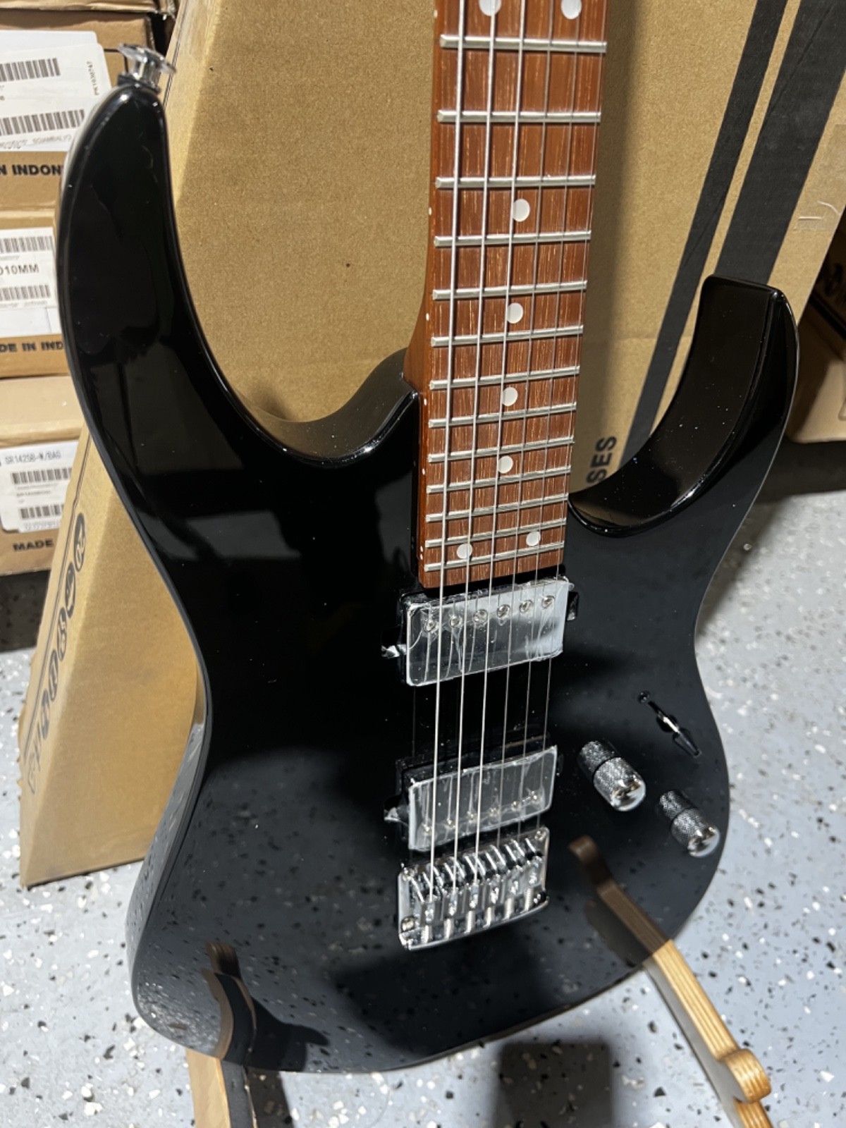 Ibanez GIO GRG121SP Electric Guitar – Black Night
