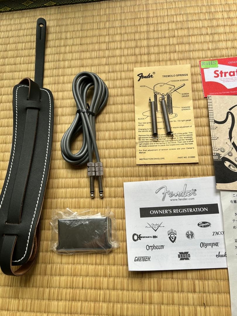 Fender Eric Johnson Stratocaster genuine accessories
