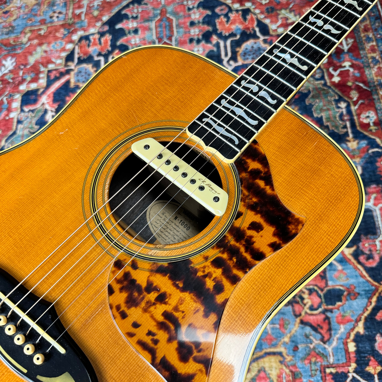 1980 Yamaha N1000 Solid Woods *Jacaranda* Solid Spruce Top OHSC