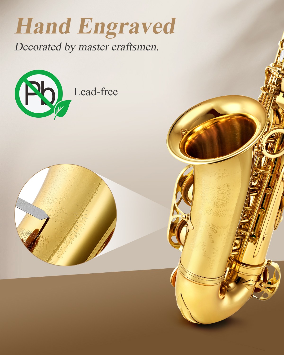 🎷 Eastar AS-Ⅱ Alto Saxophone E Flat Sax + Case Mouthpiece Reeds Stand For Sale