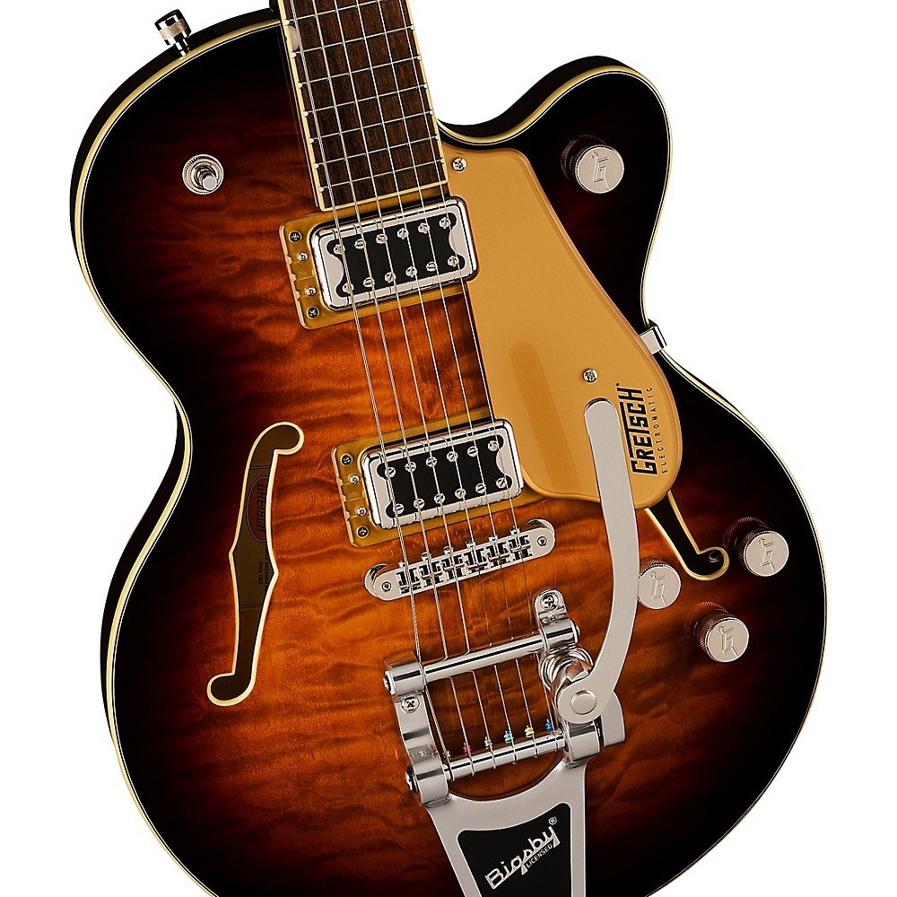 Gretsch Electromatic Center Block Jr. Quilted Maple Bigsby Guitar Sweet Tea