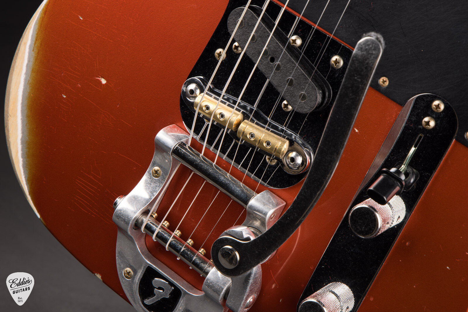 Fender Custom Shop 1960 Tele Custom Relic – Super Aged Candy Tangerine #CZ552385