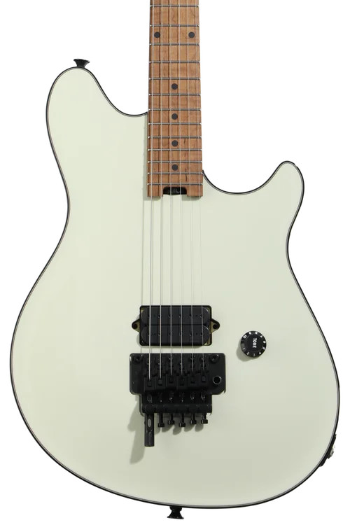 EVH Custom Shop Wolfgang H Electric Guitar – Ivory Top/Black Body