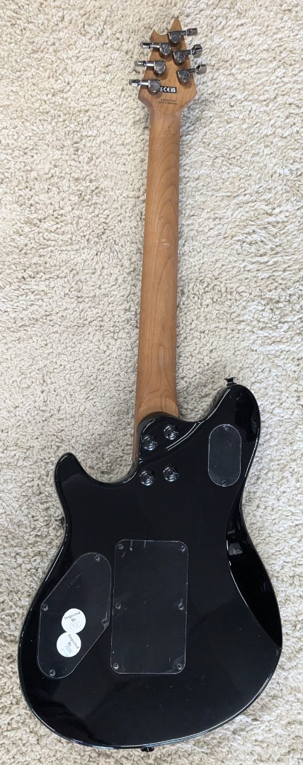 EVH Wolfgang Standard QM, Baked Maple Neck, Black Fade Electric Guitar