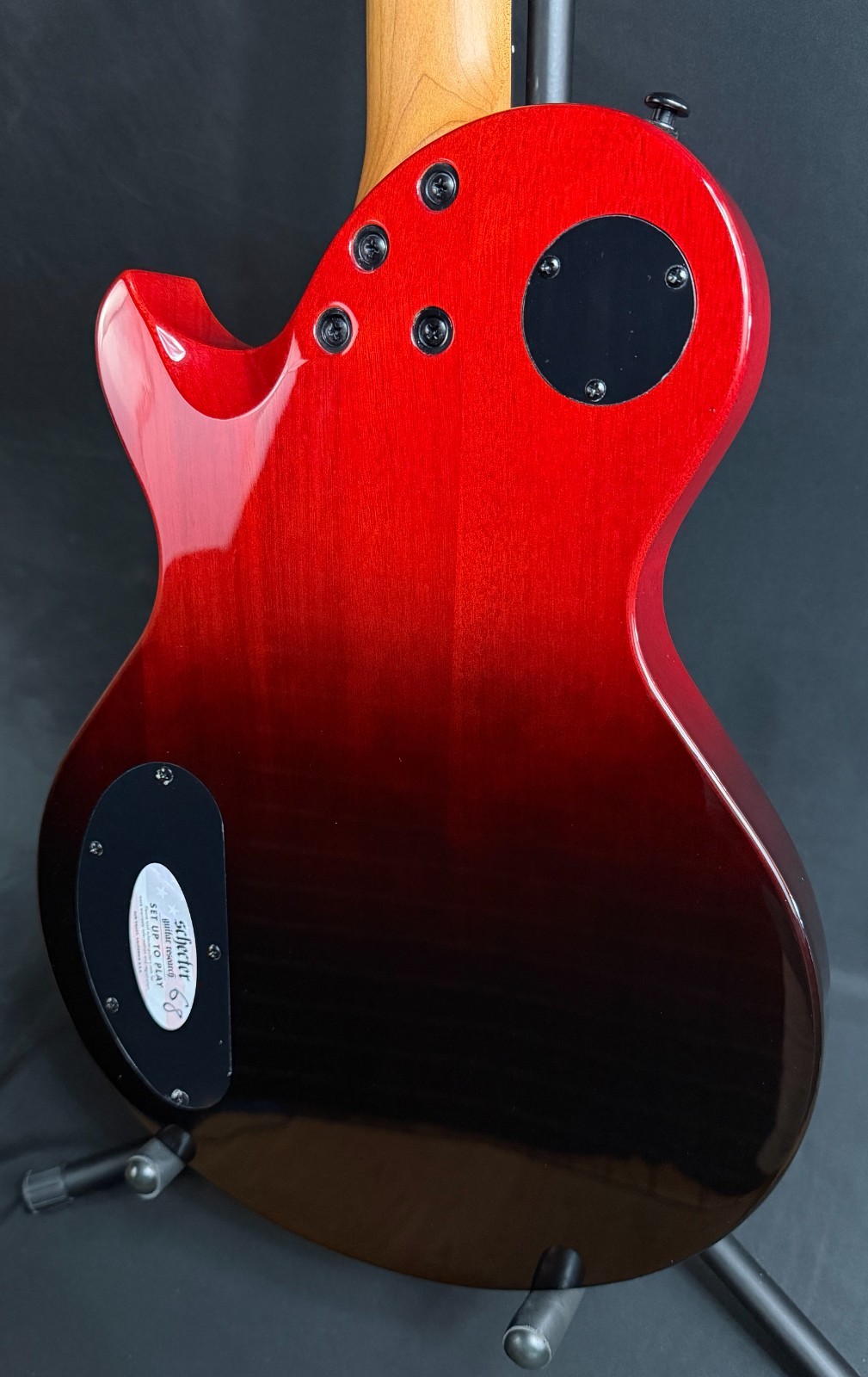 Schecter Solo-II Standard Electric Guitar Flamed Blood Burst Finish