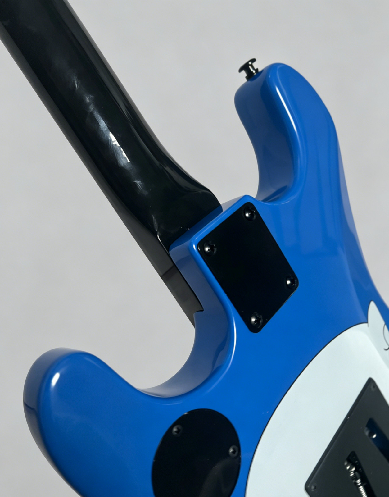 US STOCK Blue Graphic “Arm The Homeless” Style Electric Guitar HH Pickups