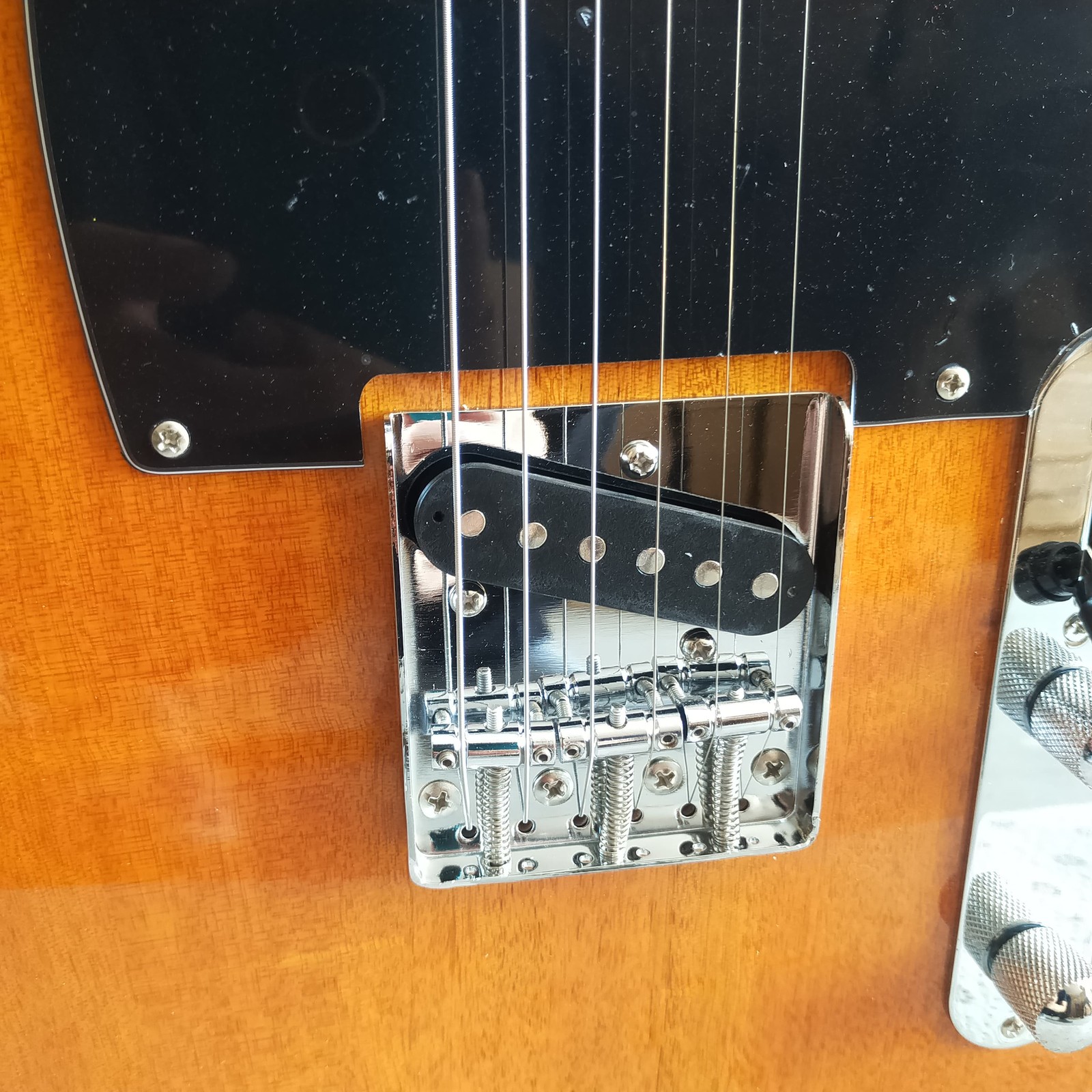 50s Standard TL Vintage Natural Electric Guitar SS Pickups Fixed Bridge Ship US