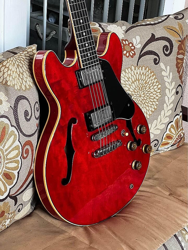 Used Ibanez 1981 MIJ Artist AS-50 Semi Hollow + tuners grover, dimarzio pickup