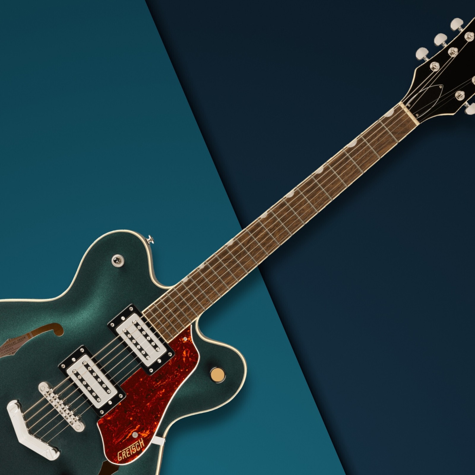 Gretsch G2622 Streamliner Center Block Double Cut Cadillac Green Electric Guitar