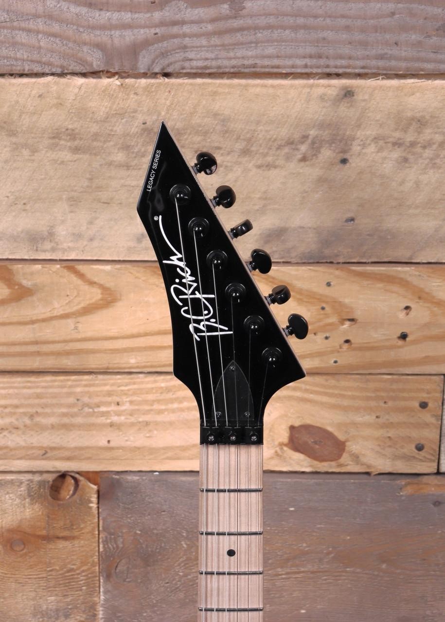 BC Rich Gunslinger Retro II Electric Guitar Red Crackle w/ Floyd Rose