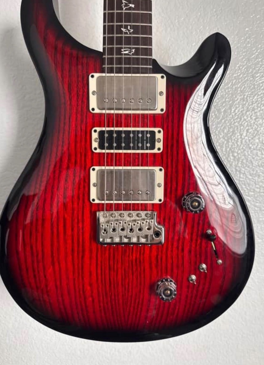 PRS Swamp Ash Special Maple Electric Guitar – Scarlet Smokeburst – Open Box