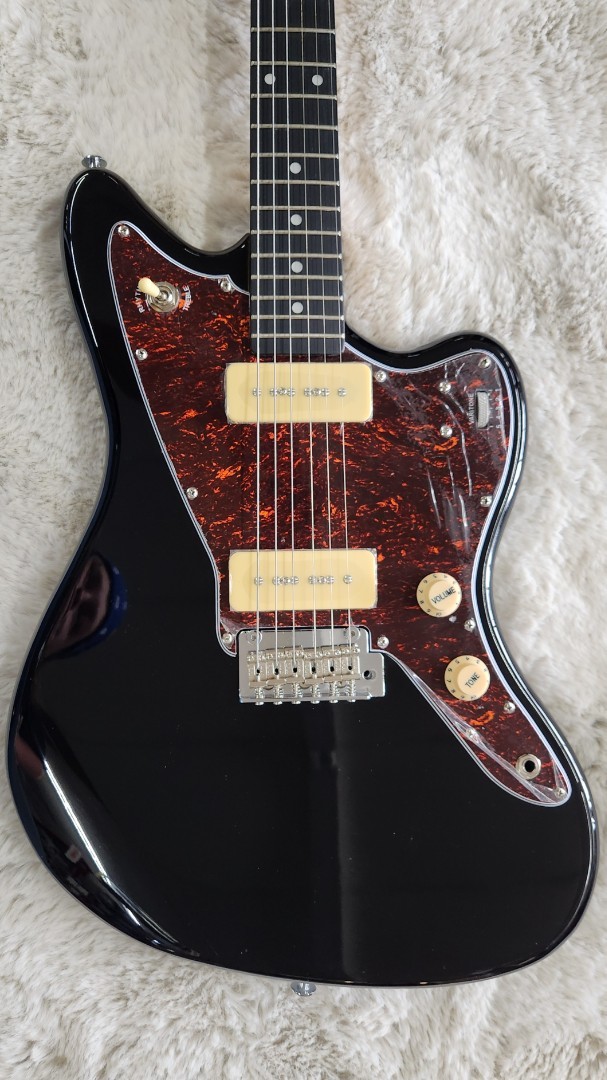 Tagima TW61 BK-DF/TT Offset Electric Guitar w/P90s, Black – B stock – Jazz Mastr