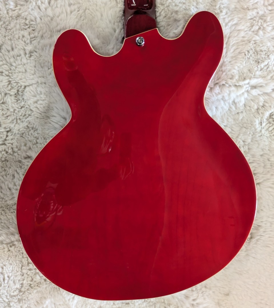 Vintage VSA500 ReIssued 12 String Electric Guitar ~ Cherry Red – B-Stock