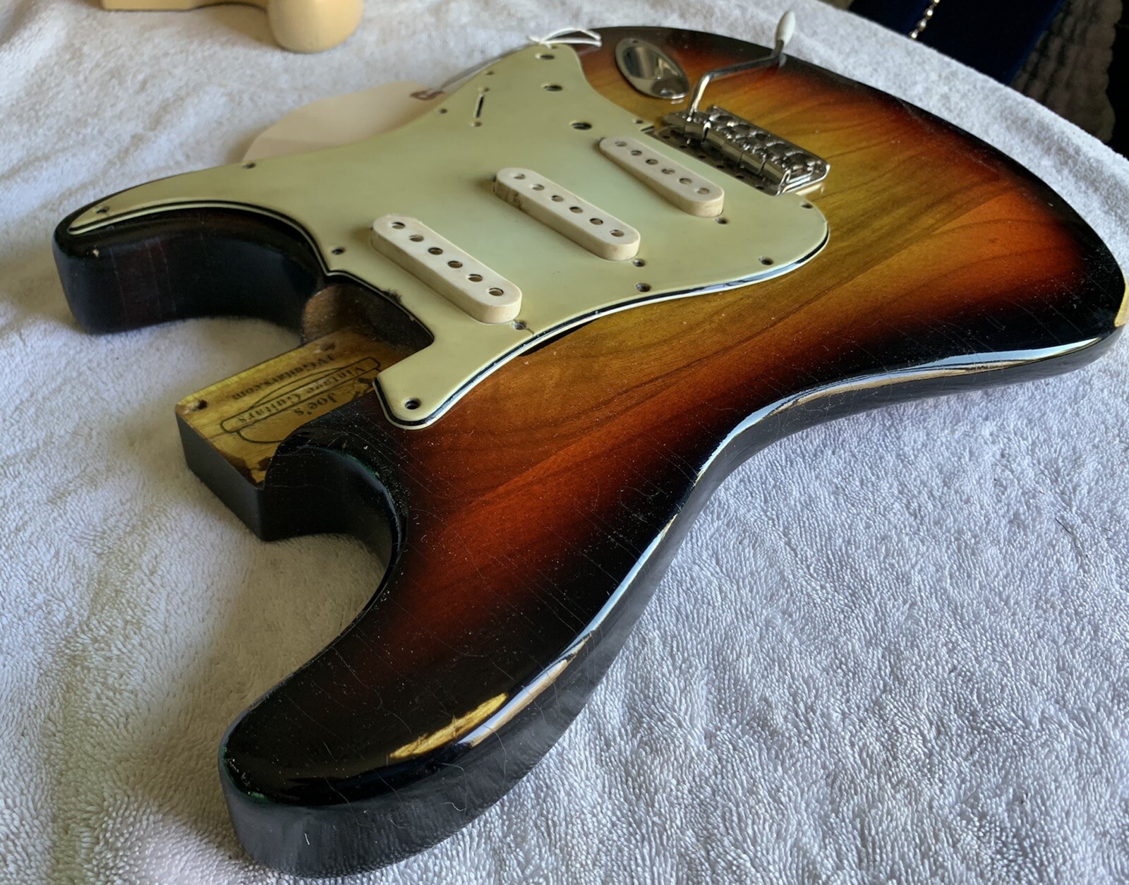 ST BODY RELIC 1960’s style Lacquer 3 Tone SUNBURST ORDER YOURS TODAY JVGuitars