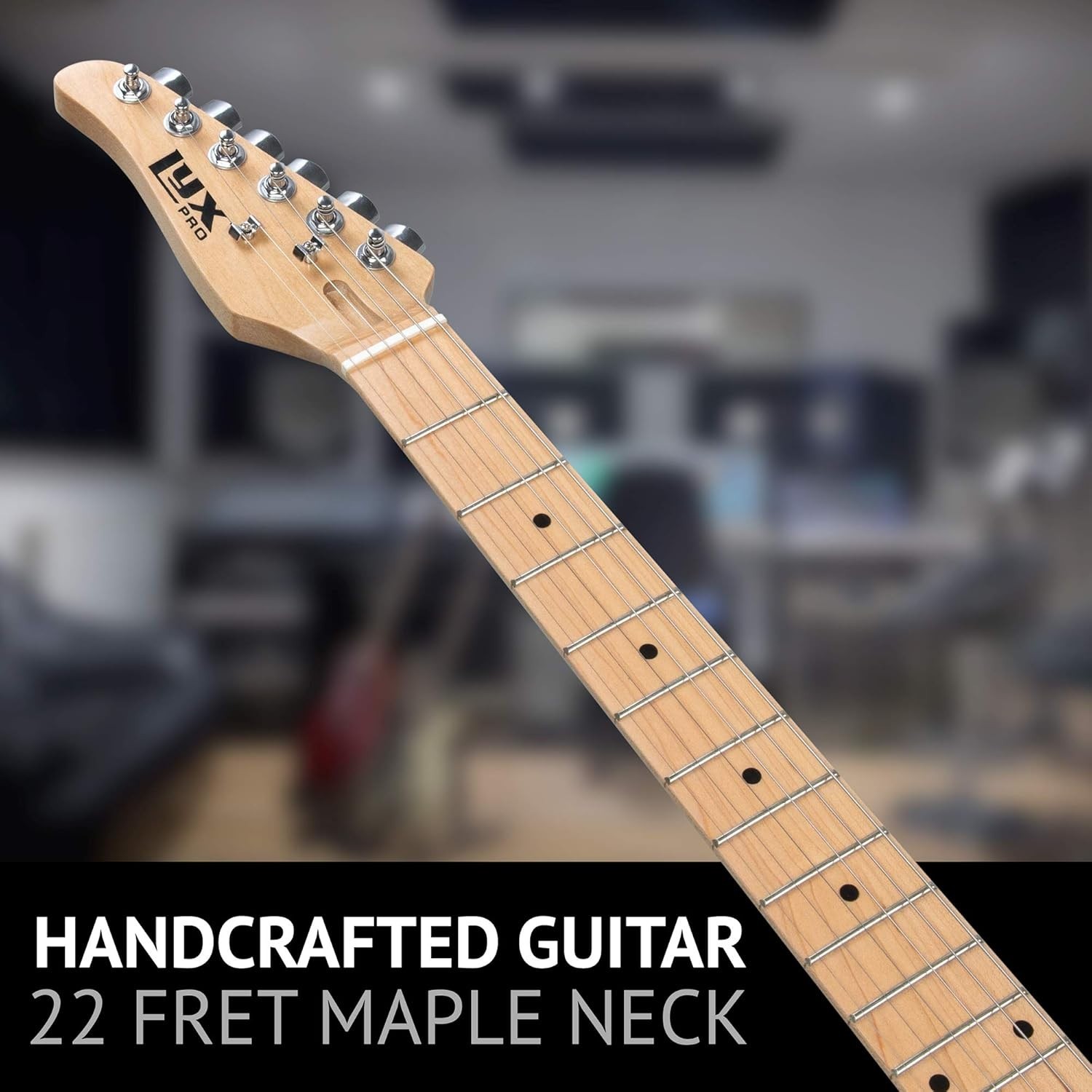 Left Hand TL Electric Guitar, Ashtray Bridge, Quality Tuners