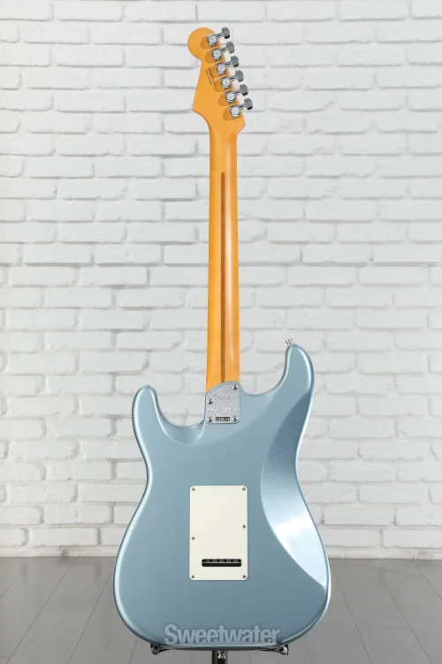 Fender American Ultra Luxe Vintage ’60s Stratocaster Electric Guitar – Ice Blue