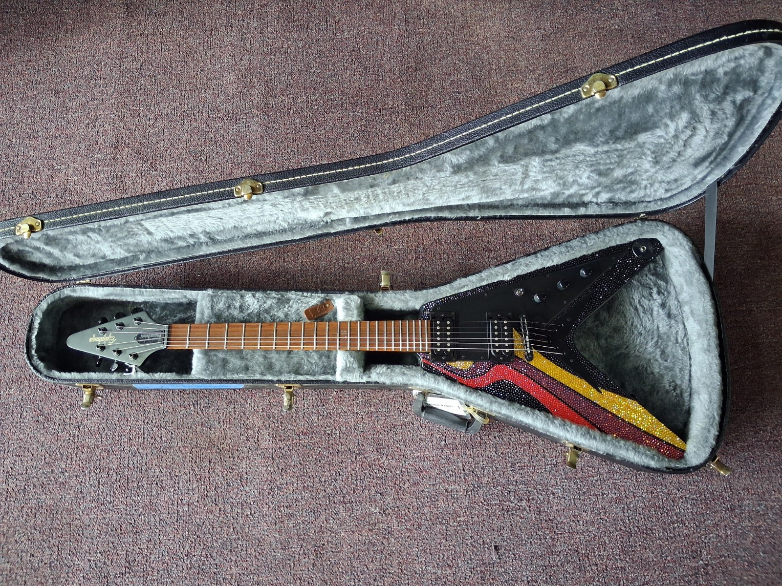 Epiphone Goth ’58 Flying V 2004 Precious Rebels Dunbar MIK W/OHC *FREE SHIPPING*
