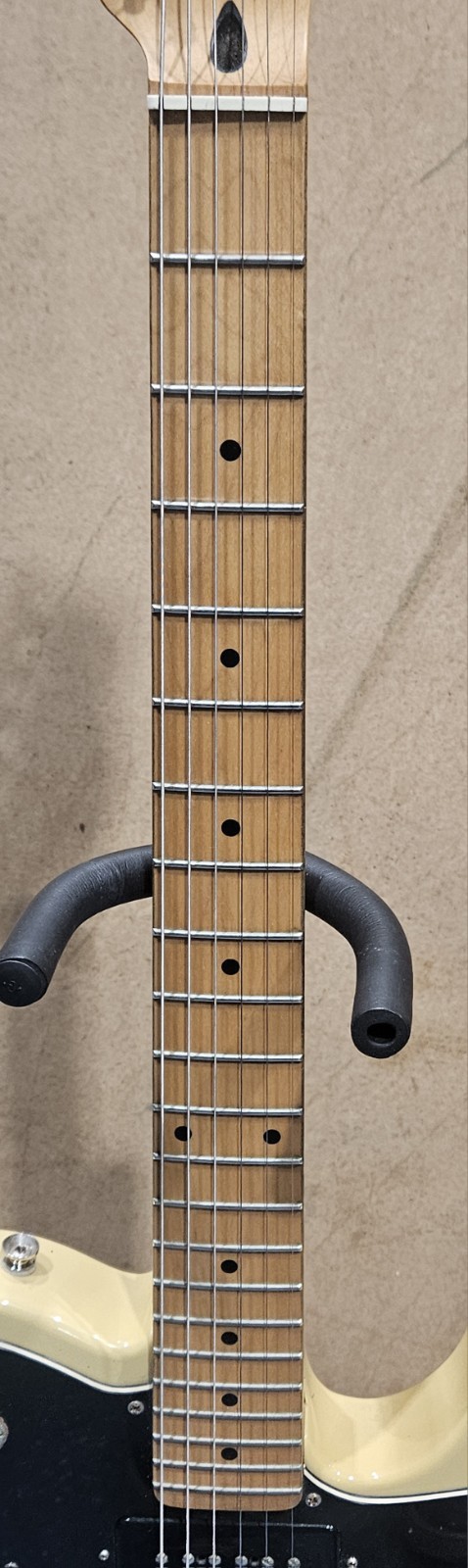 Squire by Fender Telecaster Custom 6-String Electric Guitar with Hard Case -READ