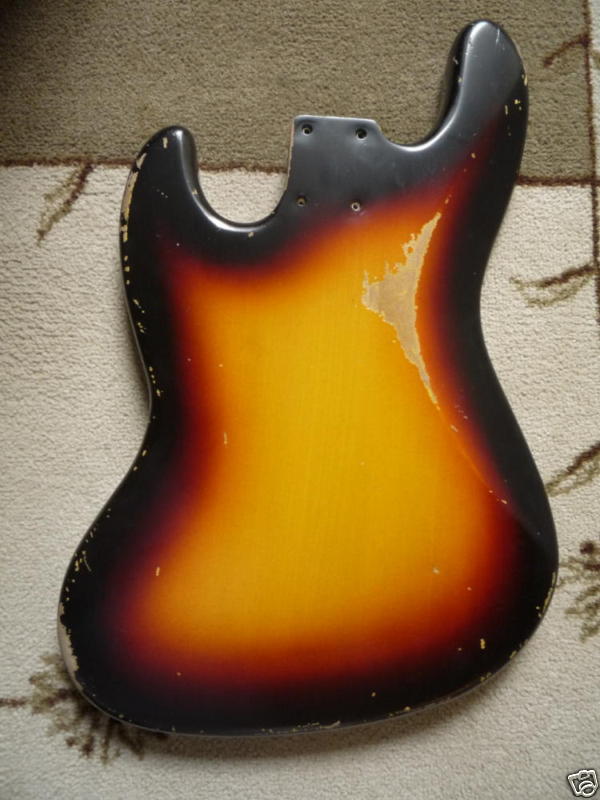 MJT Official Custom Order Vintage Aged Nitro Finish Guitar Bass Body Mark Jenny