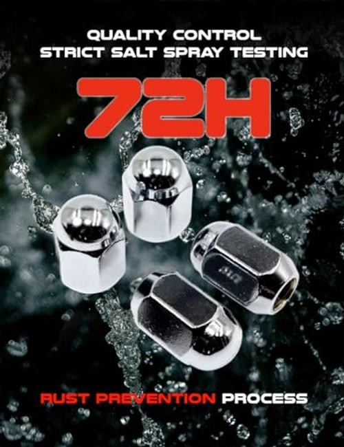Set of 20 Veritek 12×1.5mm 3/4 19mm Hex Chrome Dome Top Acorn Lug Nuts 1.40″