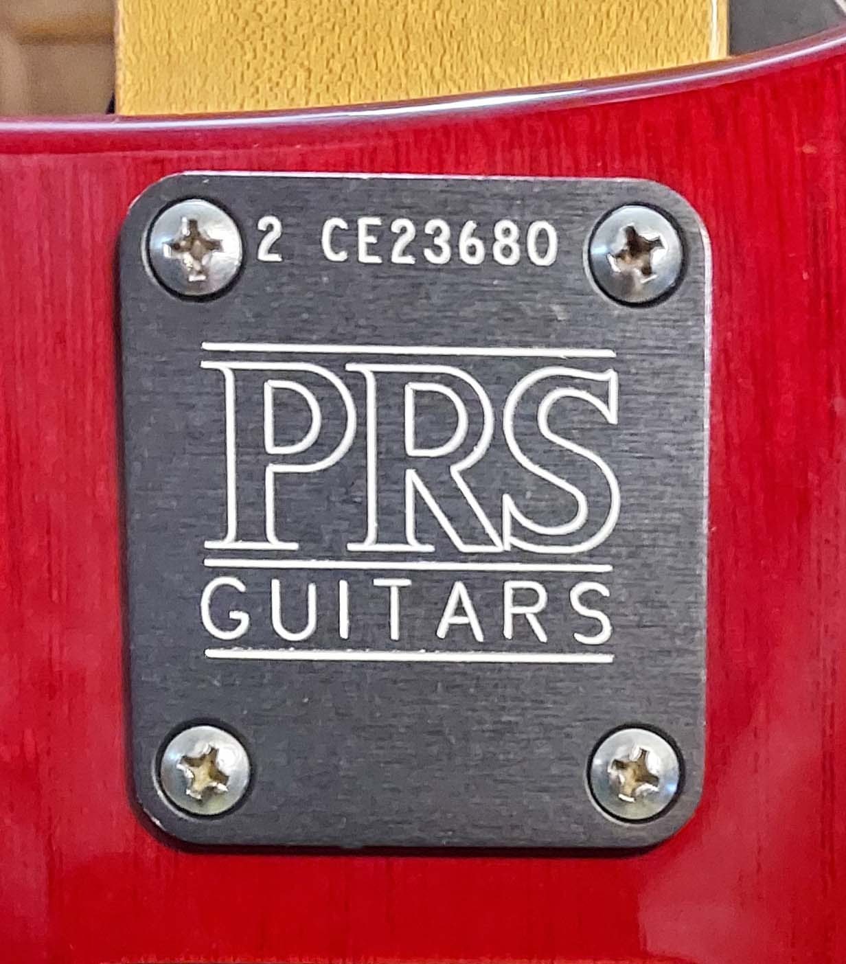 Paul Reed Smith PRS CE 24 2002 Tiger Flame USA 5-Way Rotary Original Coffin Case