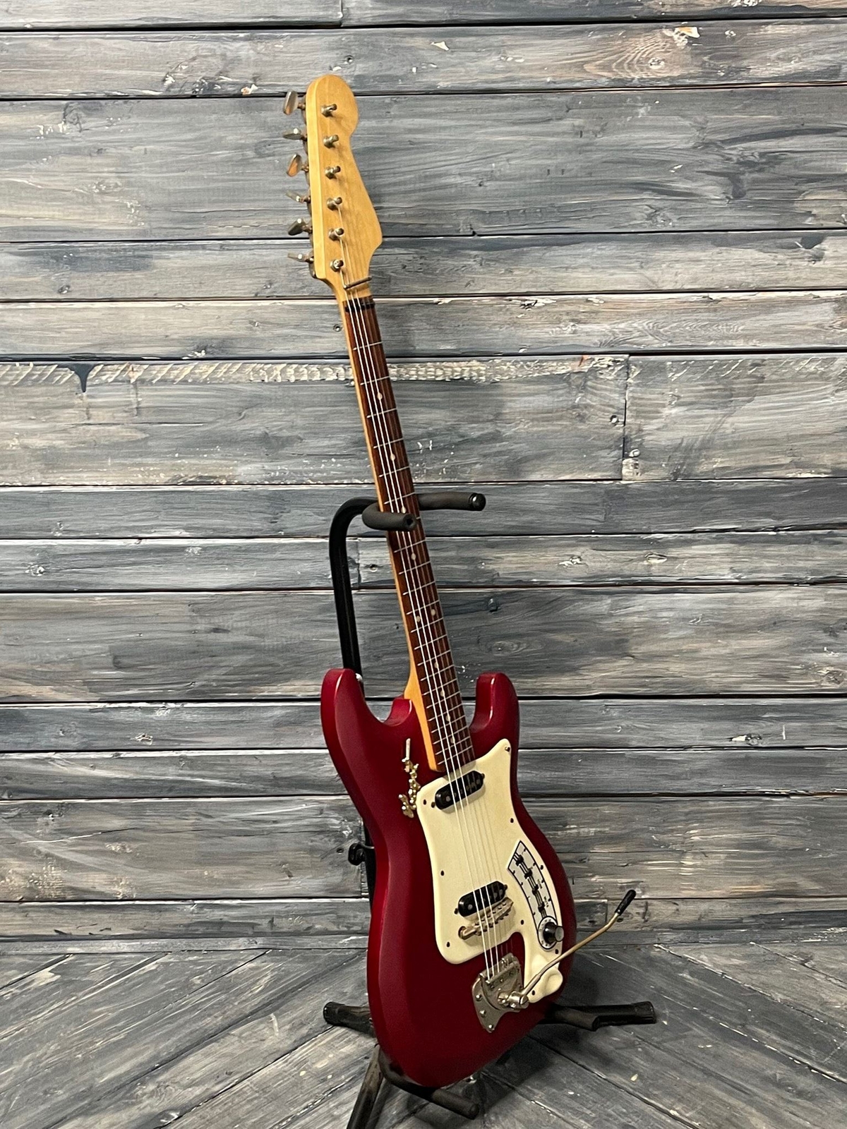 Used 1964 Hagstrom II Electric Guitar with Case- Red