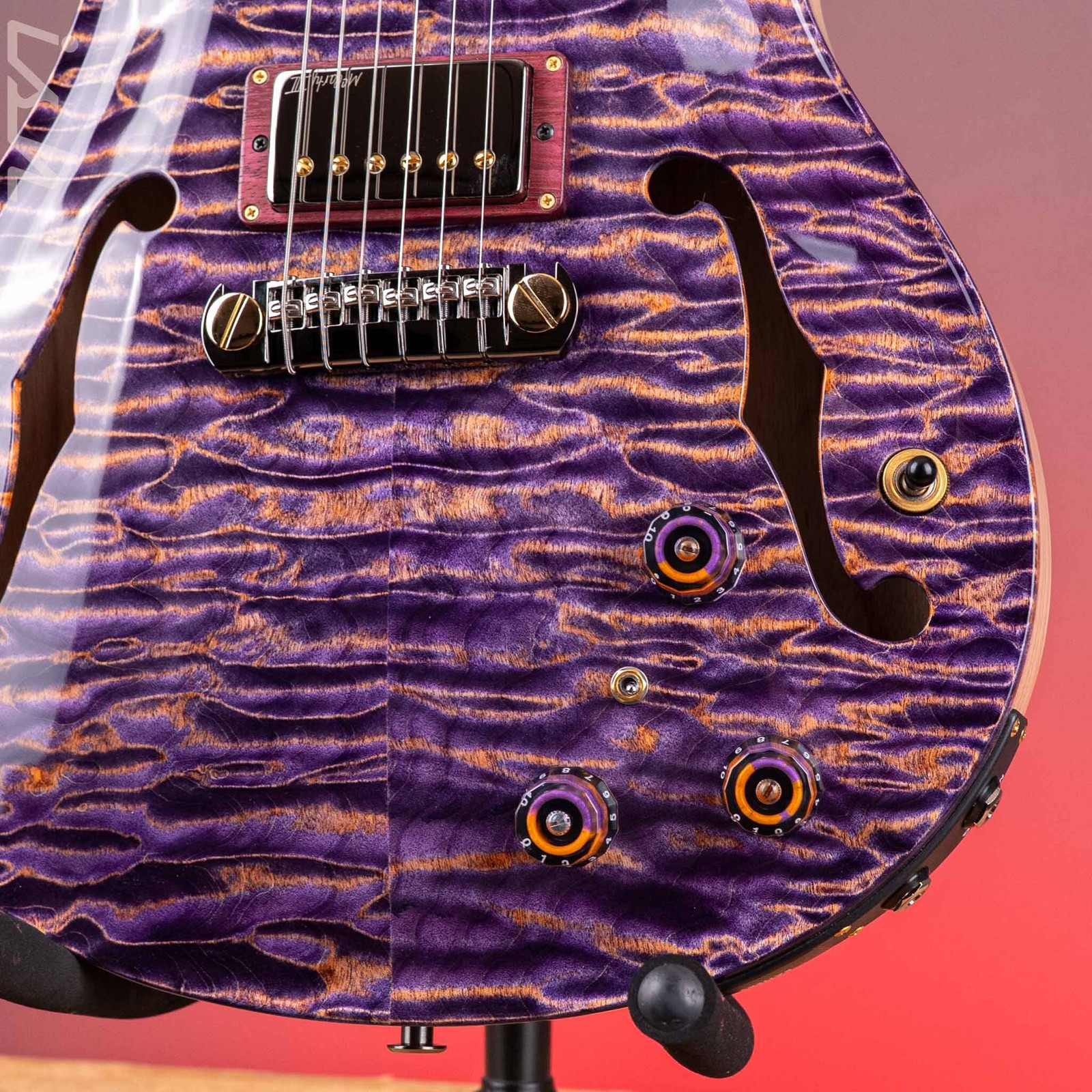 PRS Private Stock Hollowbody I Piezo 24 Fret Purple Peach