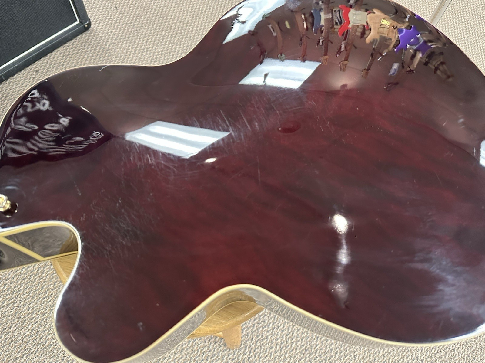 Tanglewood (No Label) Hollow-Body Archtop Electric Guitar Sunburst